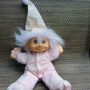 Vintage Russ Large Baby Troll Doll